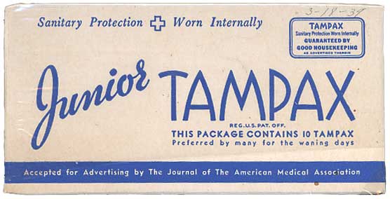 Tampax Junior tampon, at MUM